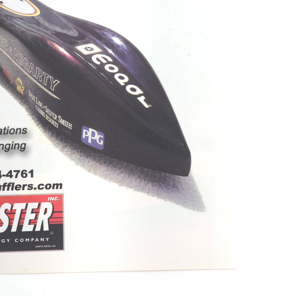 Flowmaster Print Ad 2008 Warp Speed Dozier Hegarty LSR Dragster Mopar PPG Racing - Picture 5 of 6